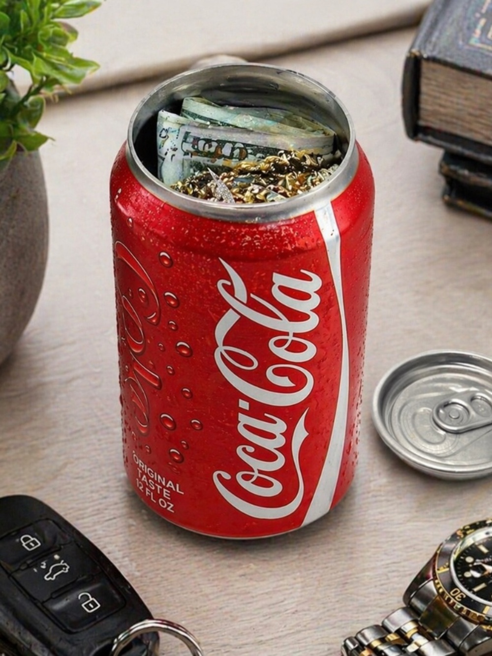 Secret Stash Can Coca Cola Secret Hidden Compartment Disguised Safe